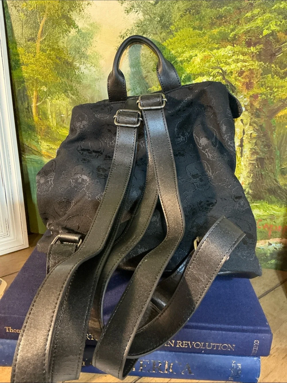 Harley-Davidson Black Skull Accent Backpack